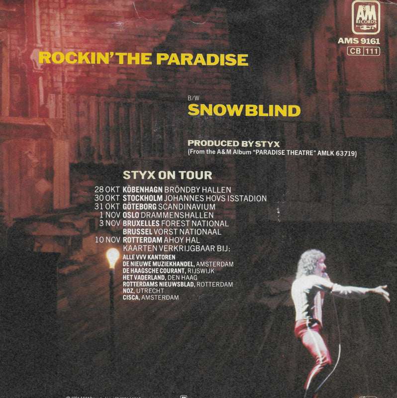 Styx - Rockin' the paradise (Poster cover)