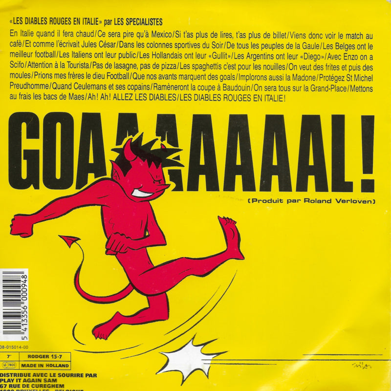 Les Specialistes - Les diables rouges en Italie