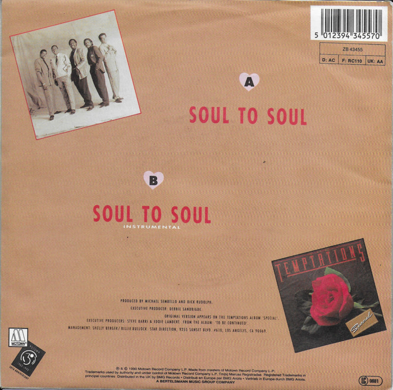 Temptations - Soul to soul