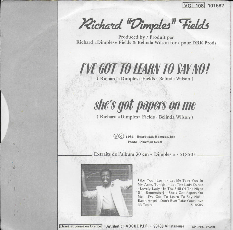 Richard "Dimples" Fields - I've got to learn to say no!
