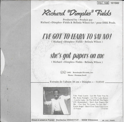 Richard "Dimples" Fields - I've got to learn to say no!