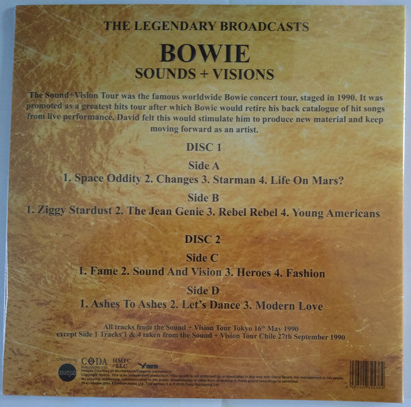 David Bowie - Sounds + Visions (Limited 10" dubbel vinyl)
