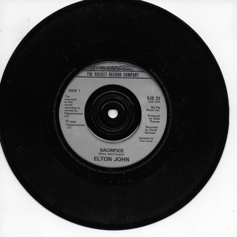 Elton John - Sacrifice (Engelse uitgave)