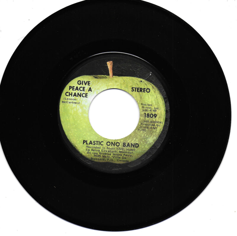 John Lennon & Plastic Ono Band - Give peace a chance (Amerikaanse uitgave)