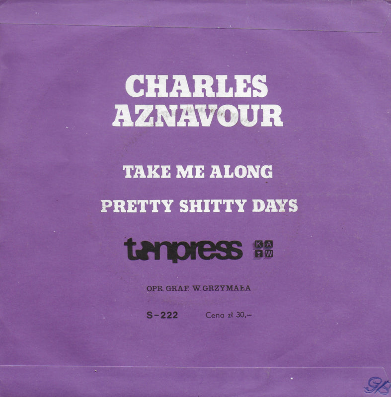 Charles Aznavour - Take me along (Poolse uitgave)