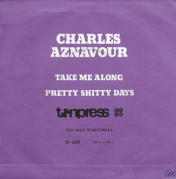 Charles Aznavour - Take me along (Poolse uitgave)