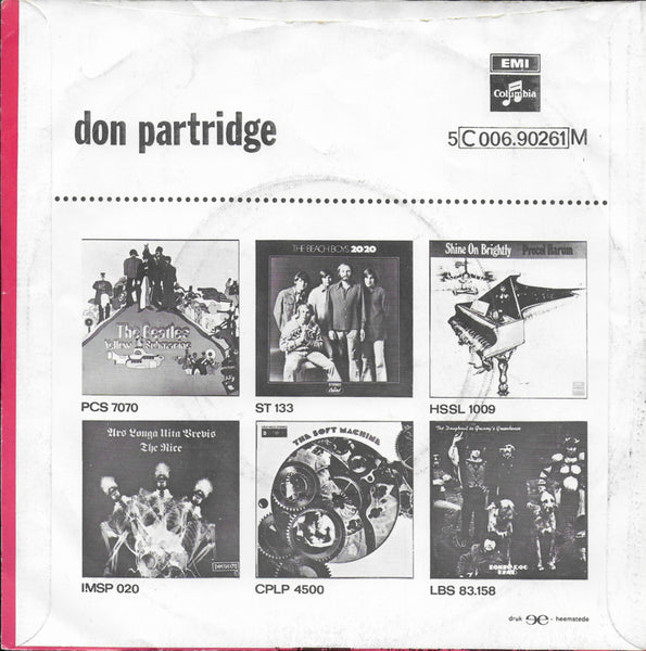 Don Partridge - Colour my world