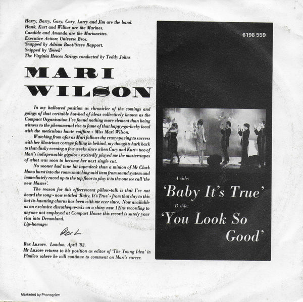 Mari Wilson - Baby it's true