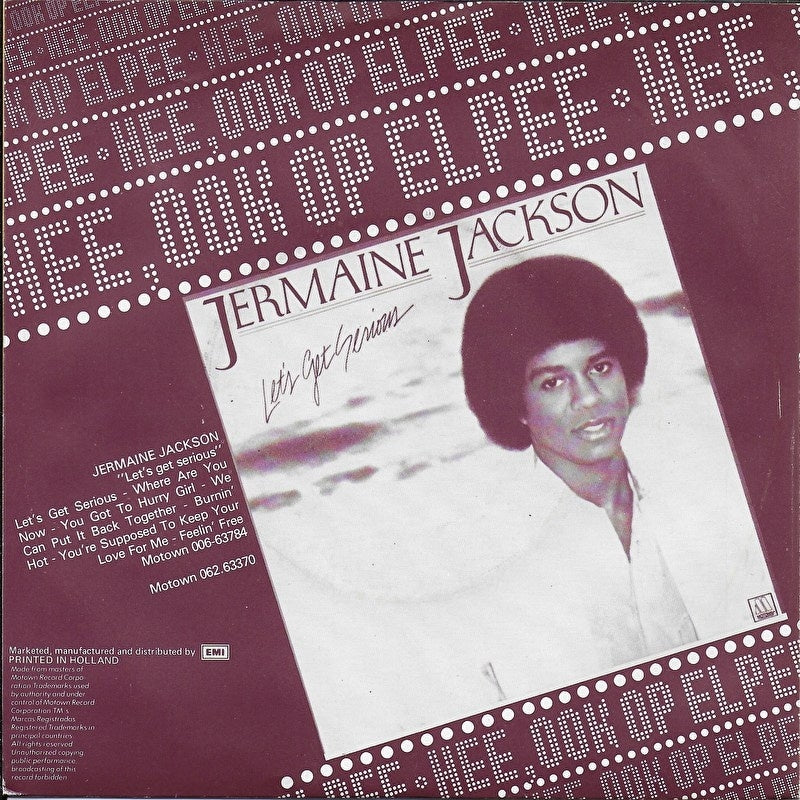 Jermaine Jackson - Let's get serious