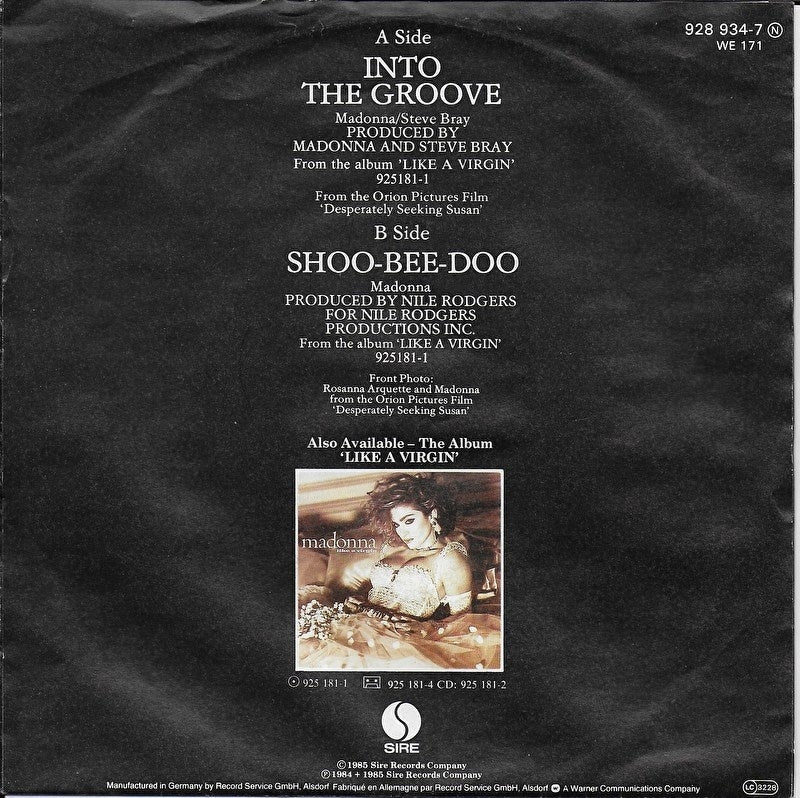 Madonna - Into the groove