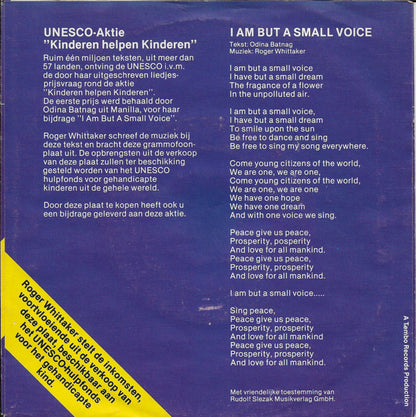 Roger Whittaker - I am but a small voice
