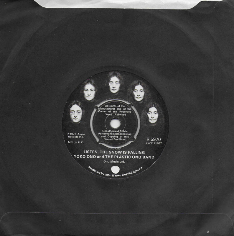 John Lennon & Yoko Ono - Happy X-mas (war is over) (Engelse uitgave)