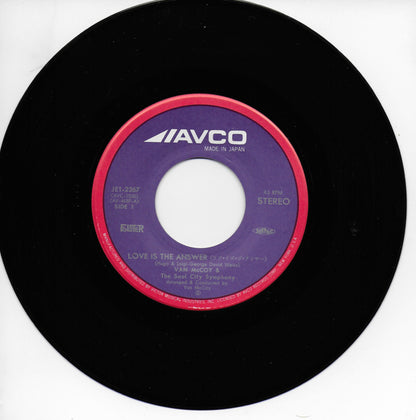 Van McCoy & The Soul City Symphony - Love is the answer (Japanse uitgave)