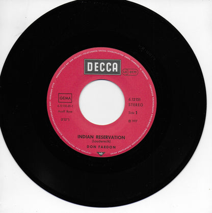 Don Fardon - Indian reservation / Gimme gimme good lovin'