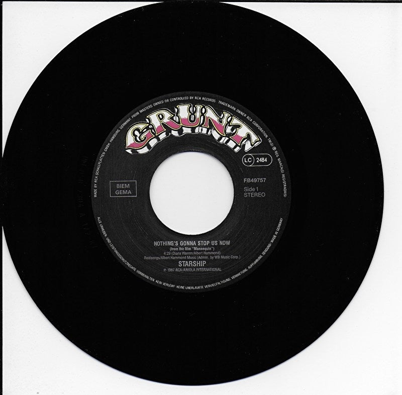 Starship - Nothing's gonna stop us now