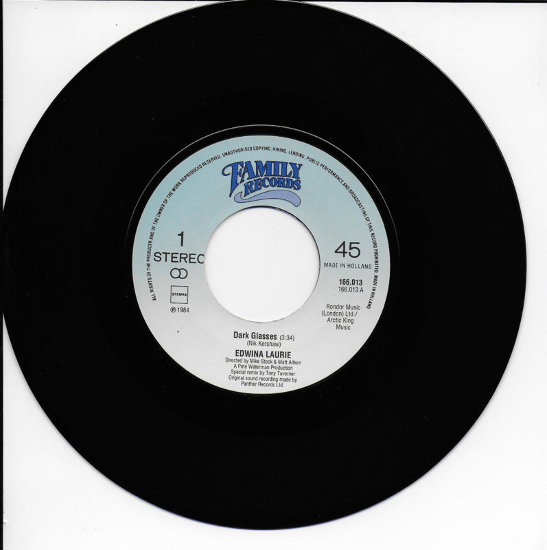 Edwina Laurie - Dark glasses