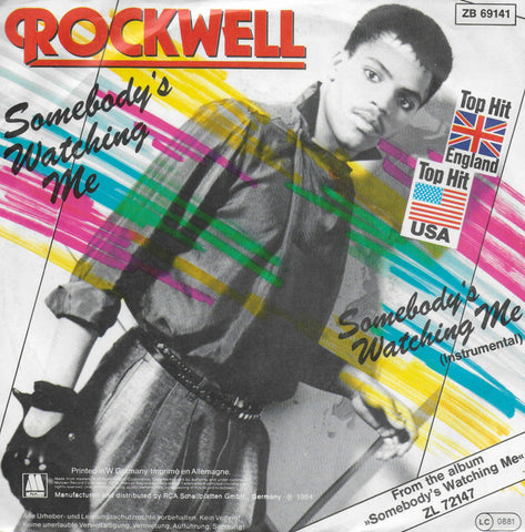 Rockwell - Somebody's watching me (Duitse uitgave)