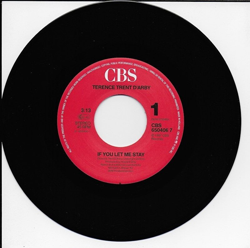 Terence Trent D'arby - If you let me stay