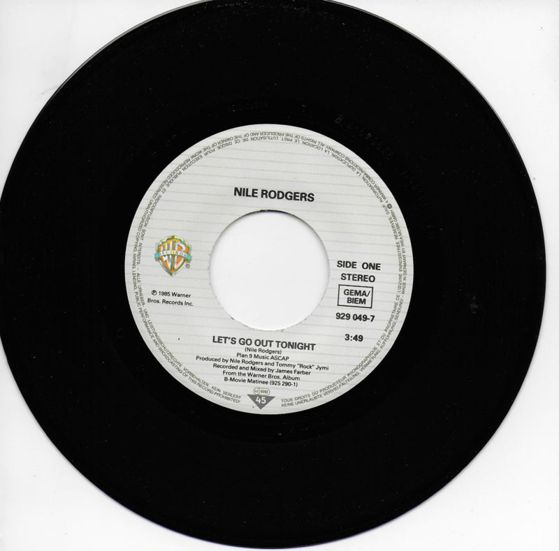 Nile Rodgers - Let's go out tonight