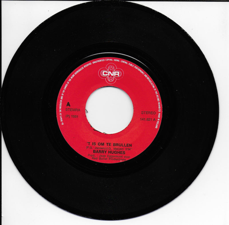 Barry Hughes - 't is om te brullen