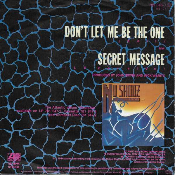 Nu Shooz - Don't let me be the one