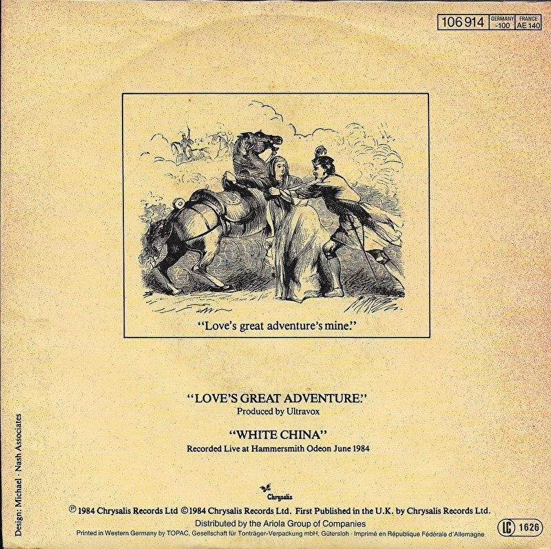 Ultravox - Love's great adventure