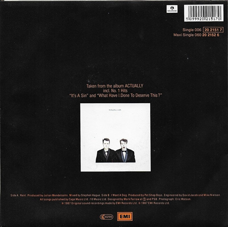 Pet Shop Boys - Rent