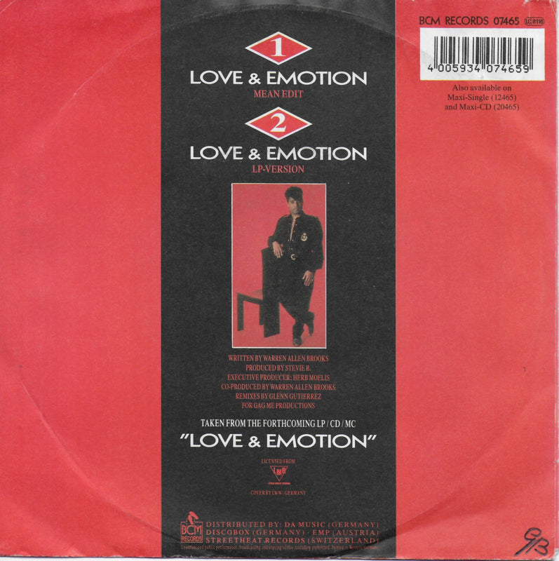 Stevie B. - Love & emotion