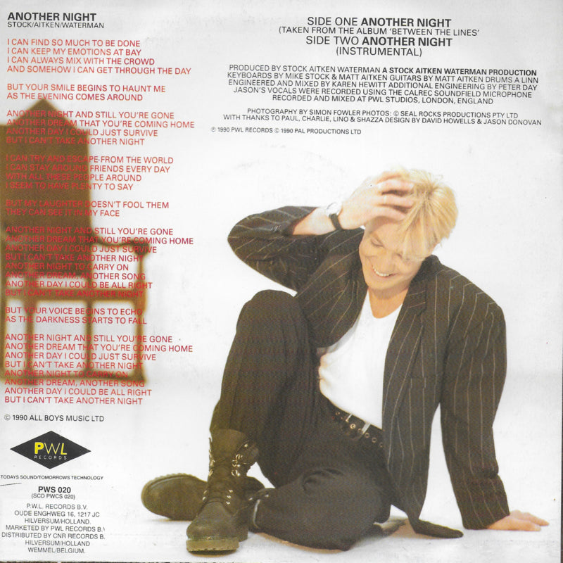 Jason Donovan - Another night