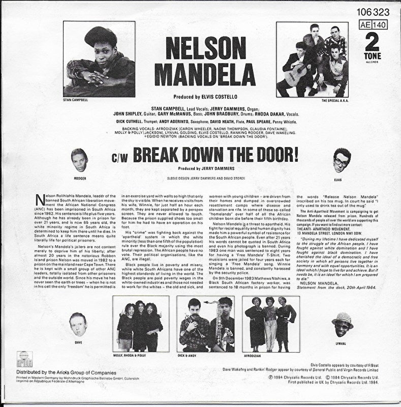 Special Aka - Nelson Mandela