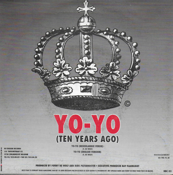 Plaza - Yo-Yo (ten years ago) (Belgische uitgave)