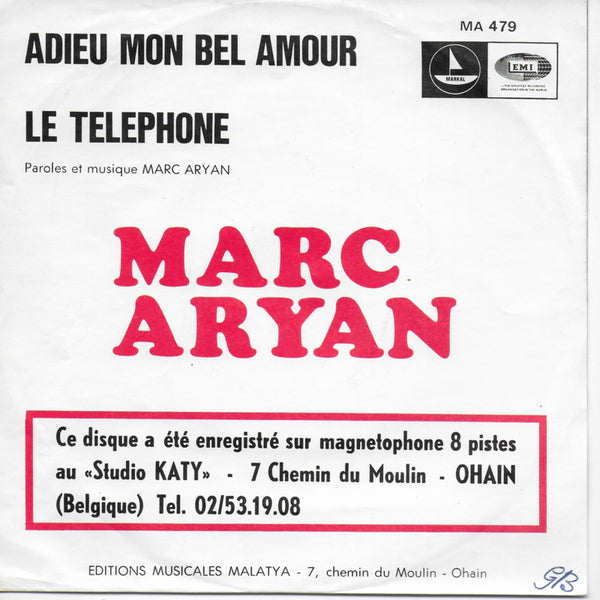 Marc Aryan - Adieu mon bel amour
