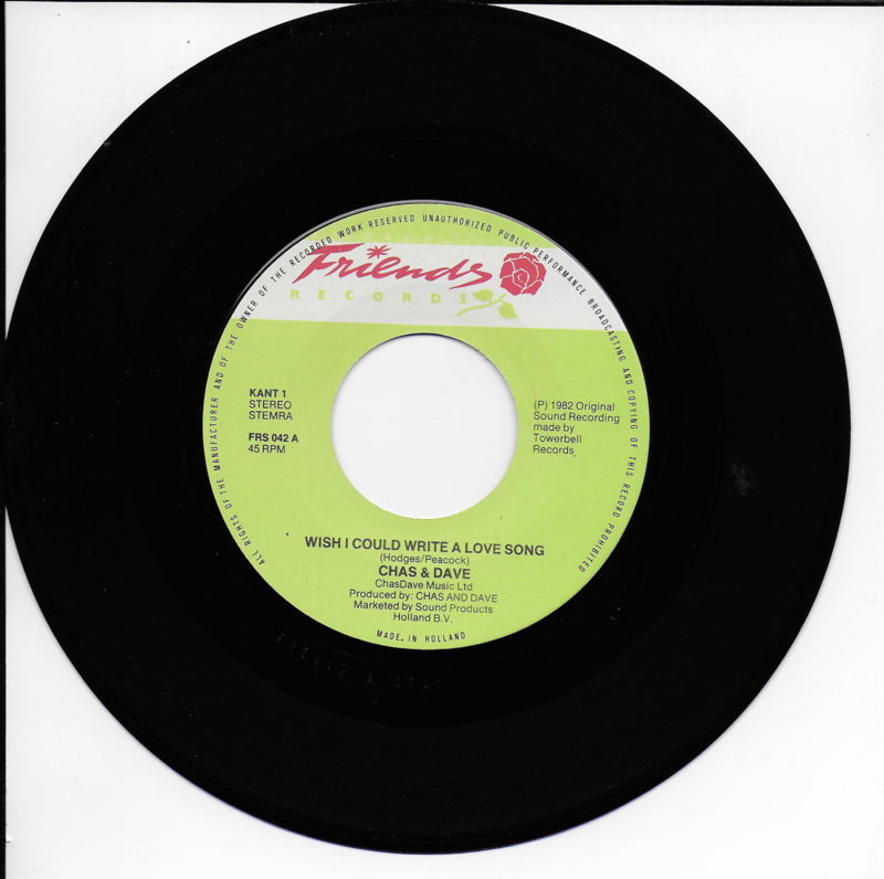 Chas & Dave - Wish i could write a love song