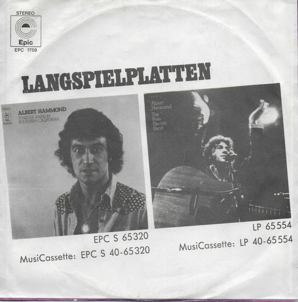 Albert Hammond - The peacemaker (Duitse uitgave)