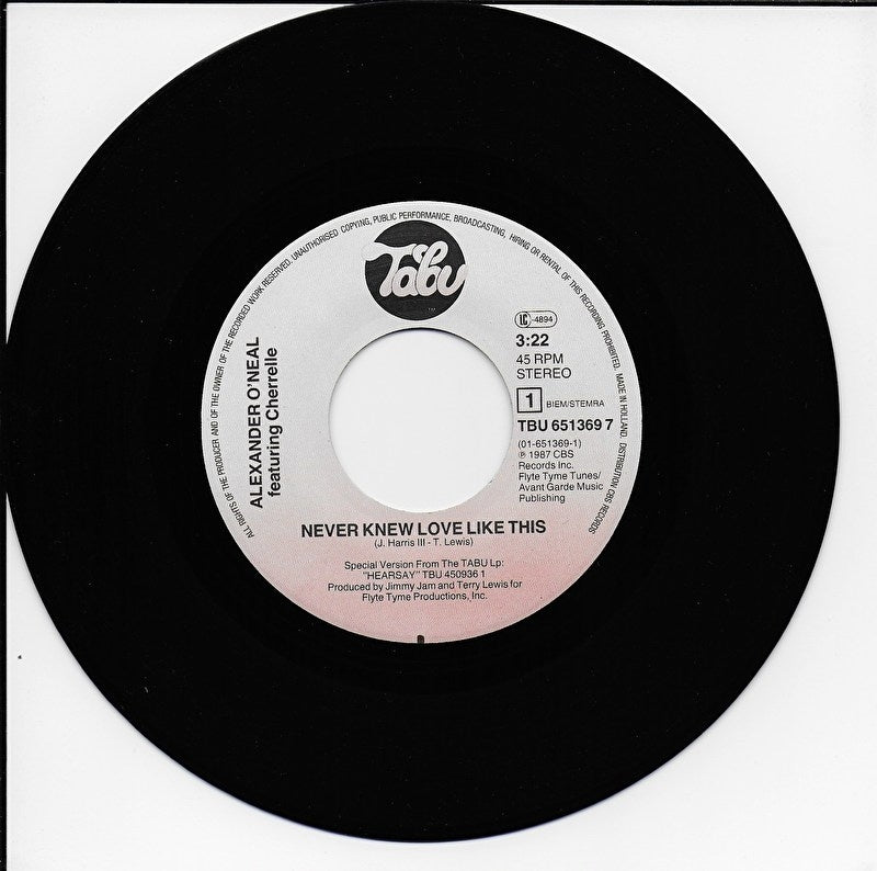 Alexander O'Neal ft. Cherrelle - Never knew love like this
