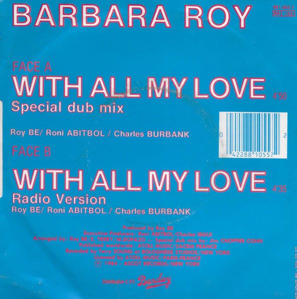 Barbara Roy - With all my love (special dub mix)