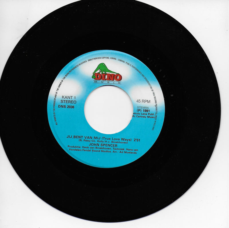 John Spencer - Jij bent van mij (true love ways)