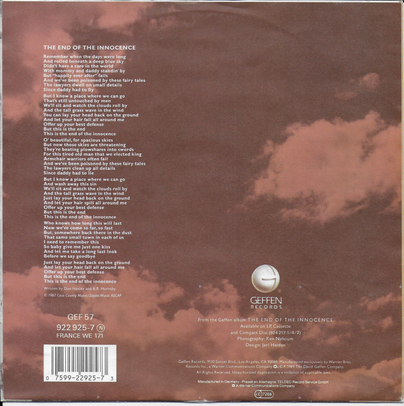 Don Henley - The end of the innocence