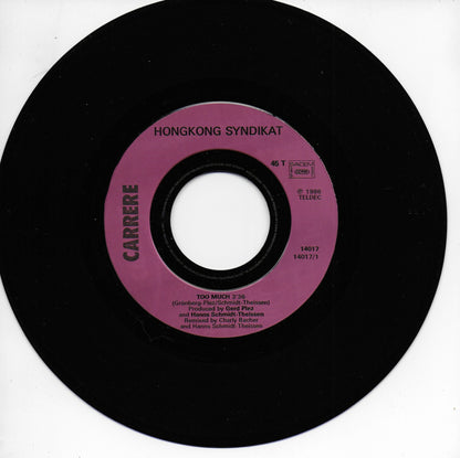 Hongkong Syndikat - Too much (Franse uitgave)