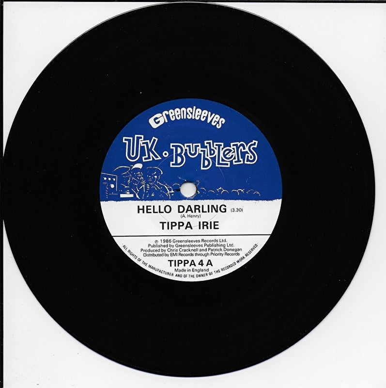 Tippa Irie - Hello darling (Engelse uitgave)