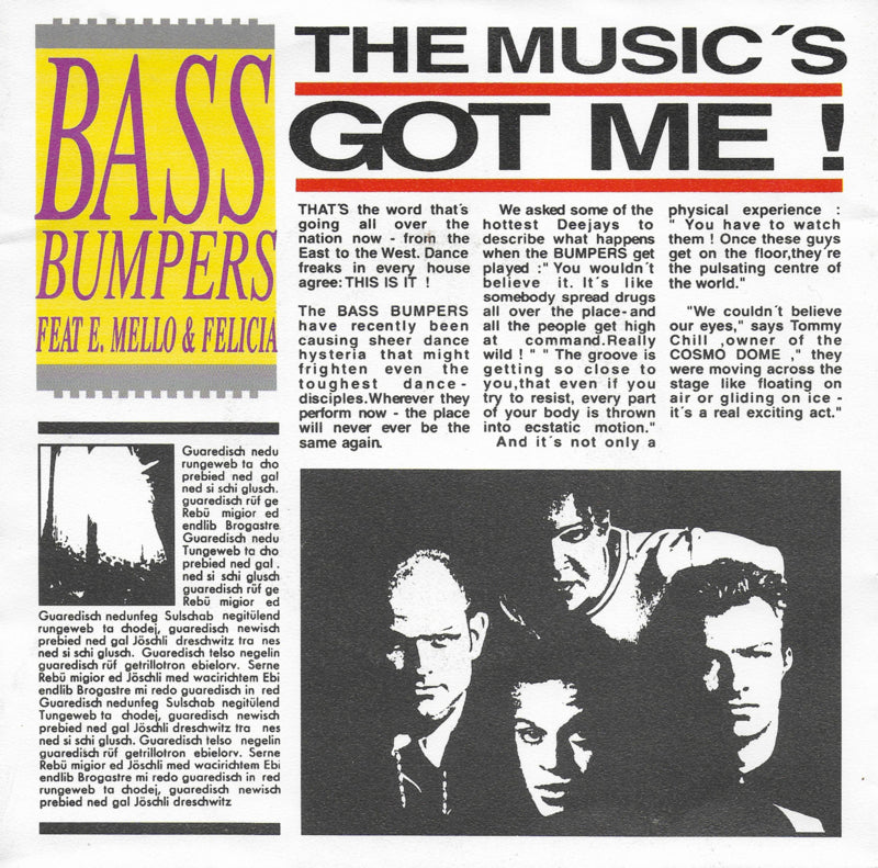 Bass Bumpers feat. E. Mello & Felicia - The music's got me