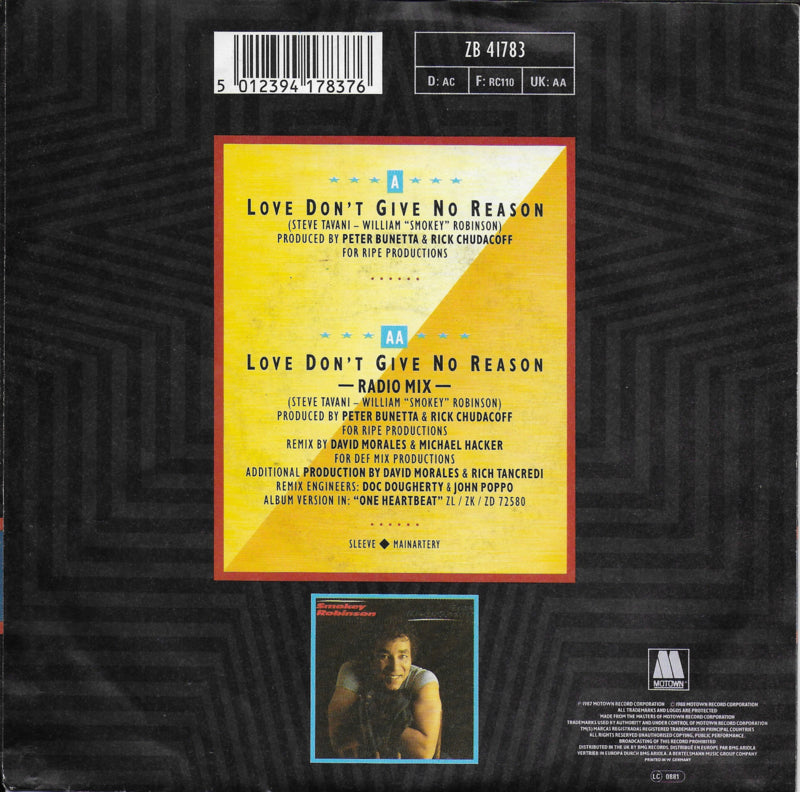 Smokey Robinson - Love don't give no reason