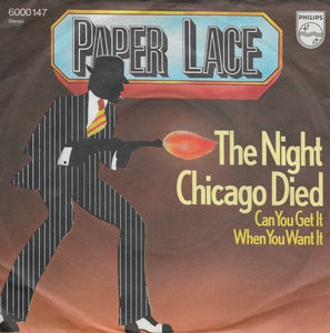 Paper Lace - The night Chicago died (Duitse uitgave)