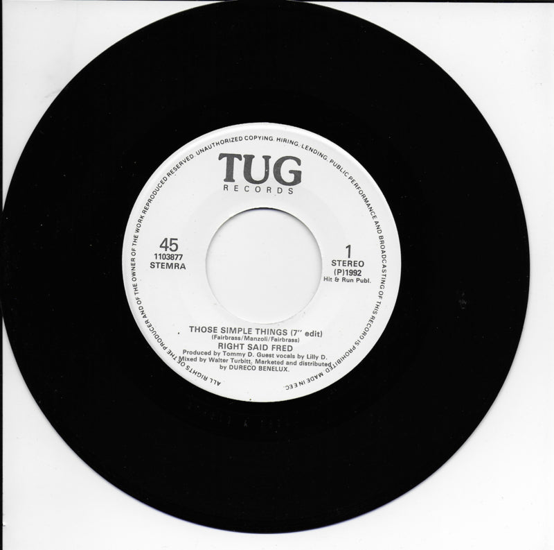 Right Said Fred - Those simple things