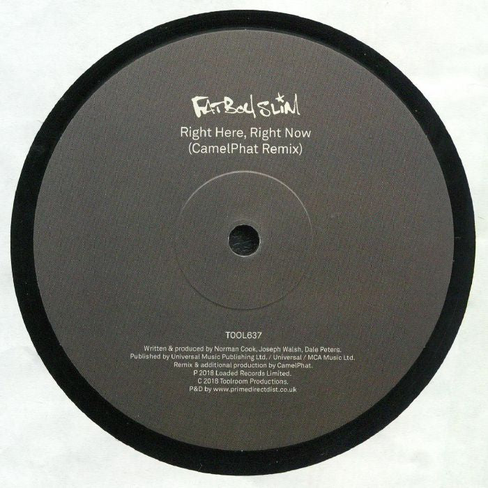 Fatboy Slim - Right here, right now (12" Maxi Single)