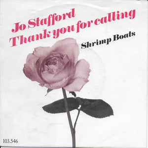 Jo Stafford - Thank you for calling