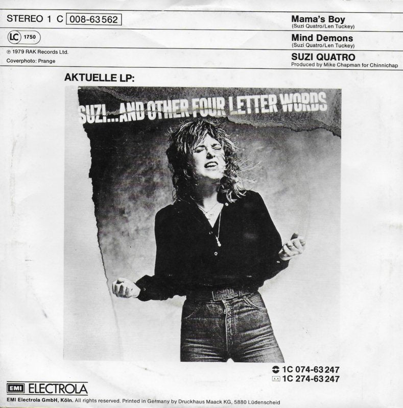 Suzi Quatro - Mama's boy (Duitse uitgave)