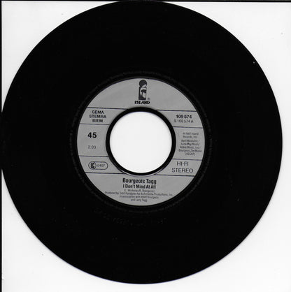 Bourgeois Tagg - I don't mind at all