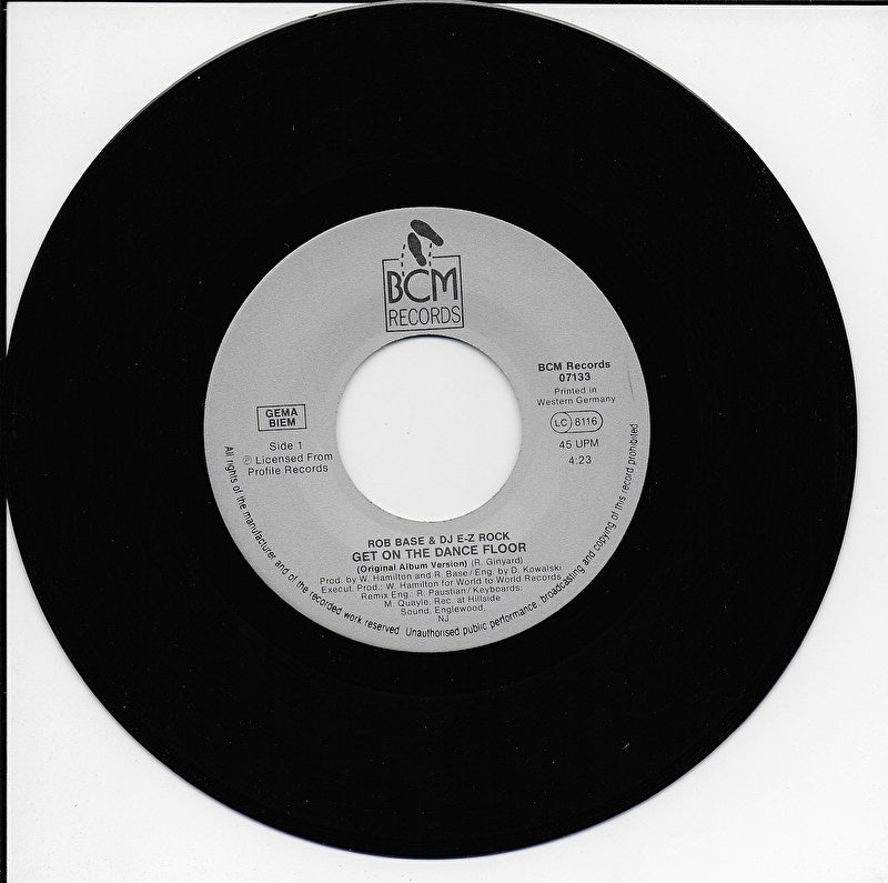Rob Base & D.J. E-Z Rock - Get on the dancefloor