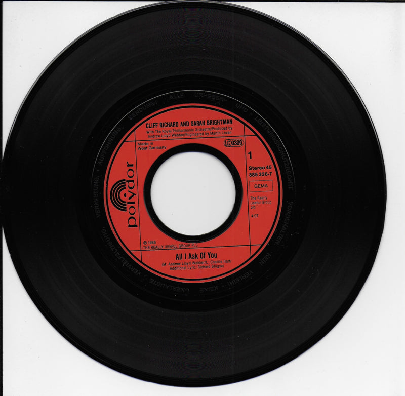 Cliff Richard and Sarah Brightman - All i ask of you